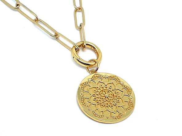 Beautiful Flower Mandala Pendant - Image 5