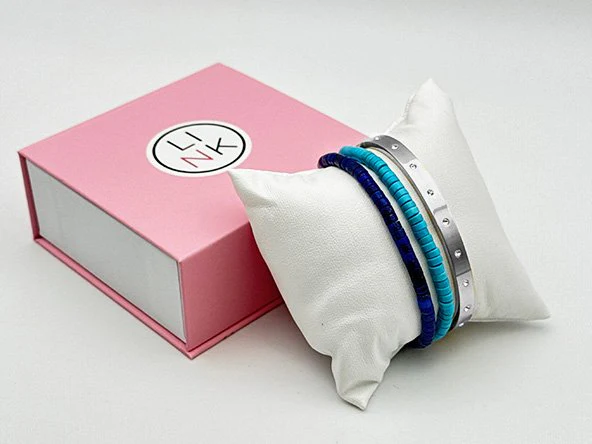 Sparkling Color Crush Bracelet Set | Turquoise & Lapis Lazuli - Image 3