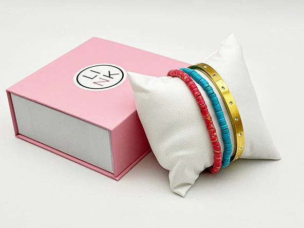 Sparkling Color Crush Bracelet Set | Turquoise & Pink