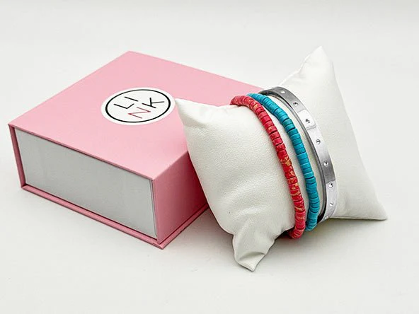 Sparkling Color Crush Bracelet Set | Turquoise & Pink - Image 3