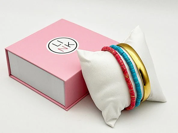 Bold Color Crush Bracelet Set | Turquoise & Pink