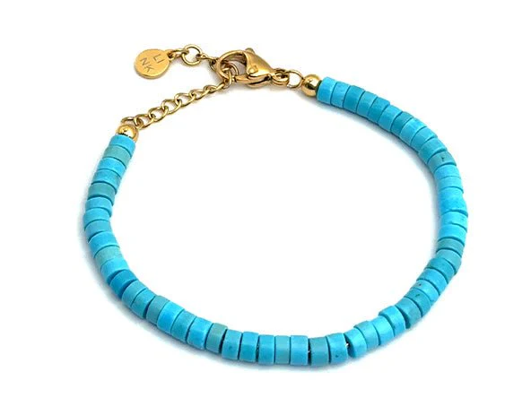 Sparkling Elegant Radiant Bracelet Set | Turquoise - Image 6