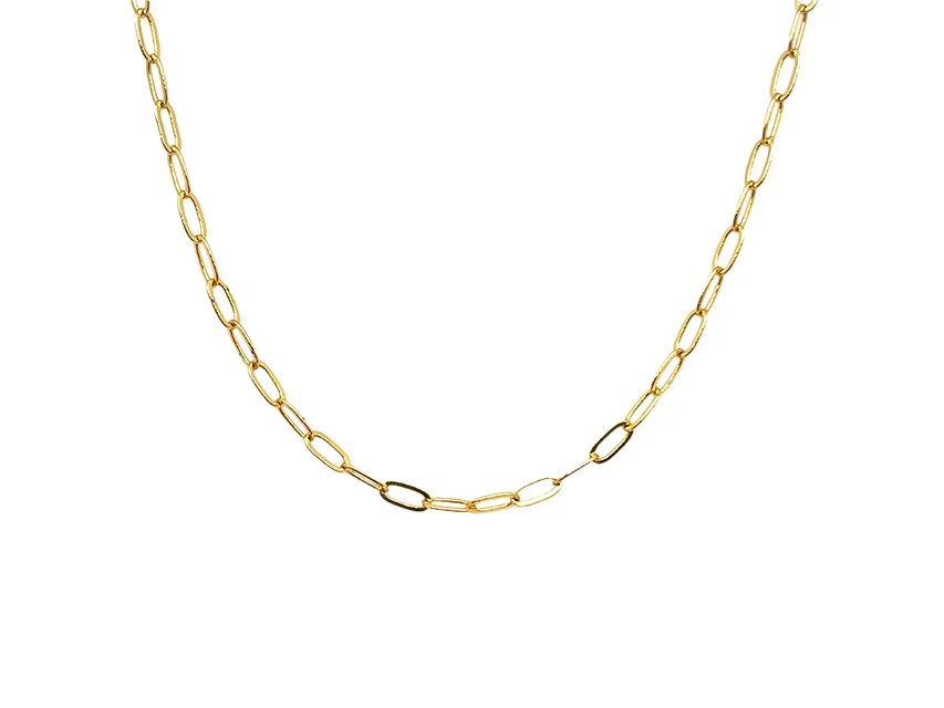 Delicate Sparkling Small Paperclip Chain - Image 5