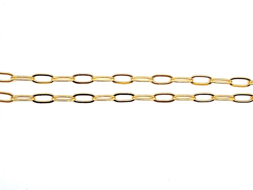 Delicate Sparkling Small Paperclip Chain - Image 6