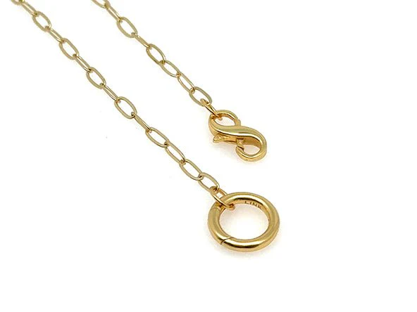 Delicate Sparkling Small Paperclip Chain - Image 9