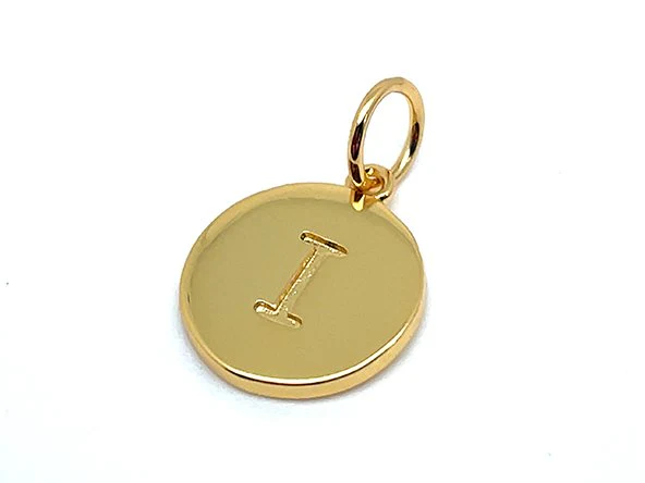 Double Sided Round Initial Charm - Image 16