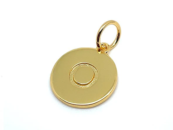 Double Sided Round Initial Charm - Image 23