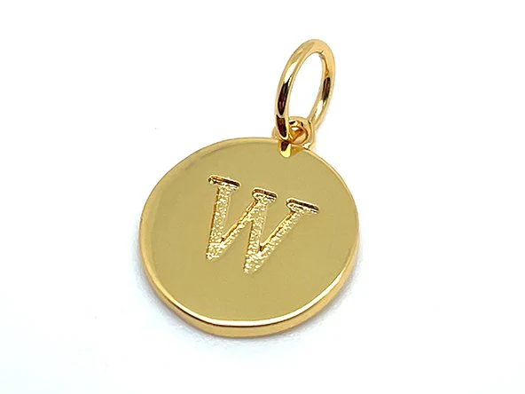 Double Sided Round Initial Charm - Image 30