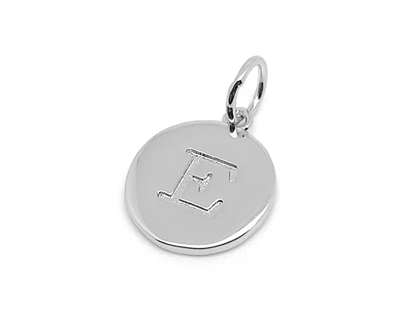 Double Sided Round Initial Charm - Image 38