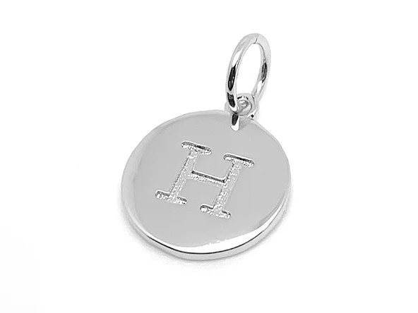 Double Sided Round Initial Charm - Image 41