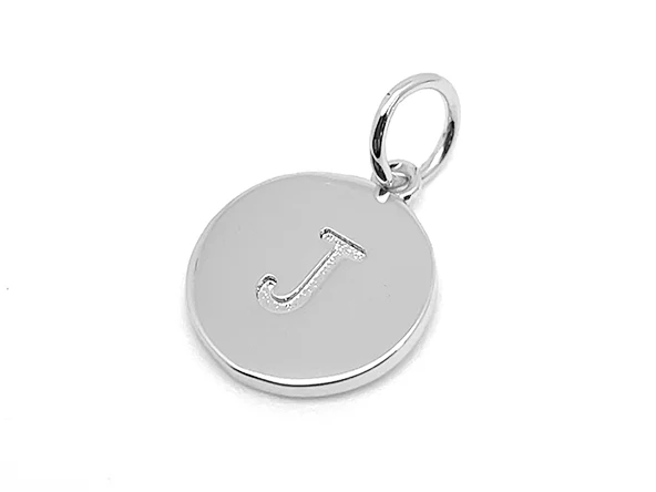 Double Sided Round Initial Charm - Image 43