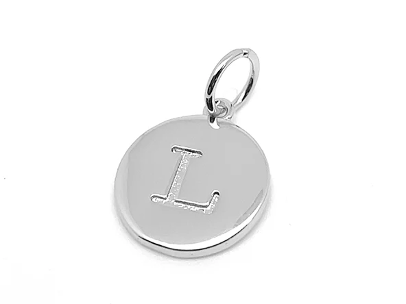 Double Sided Round Initial Charm - Image 45