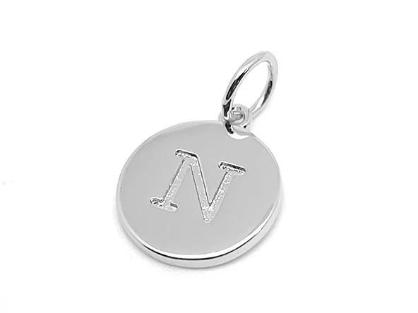 Double Sided Round Initial Charm - Image 47