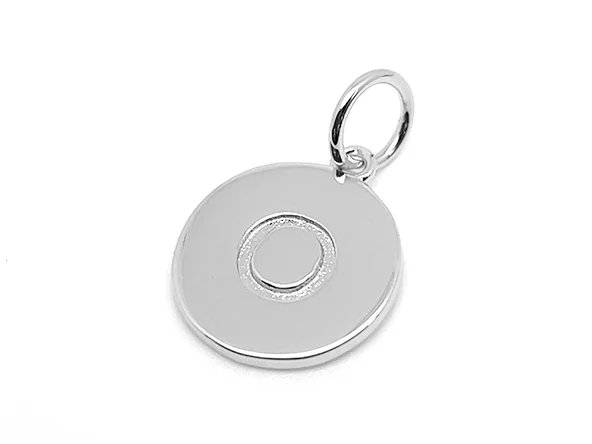 Double Sided Round Initial Charm - Image 48