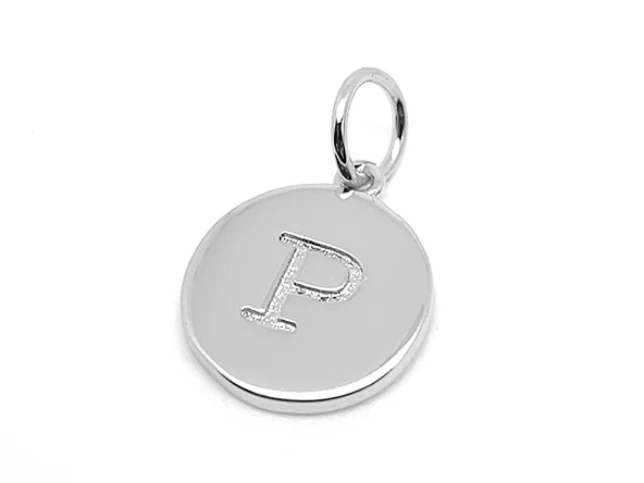 Double Sided Round Initial Charm - Image 49