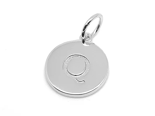 Double Sided Round Initial Charm - Image 50