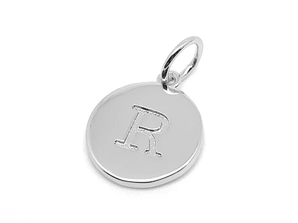 Double Sided Round Initial Charm - Image 51