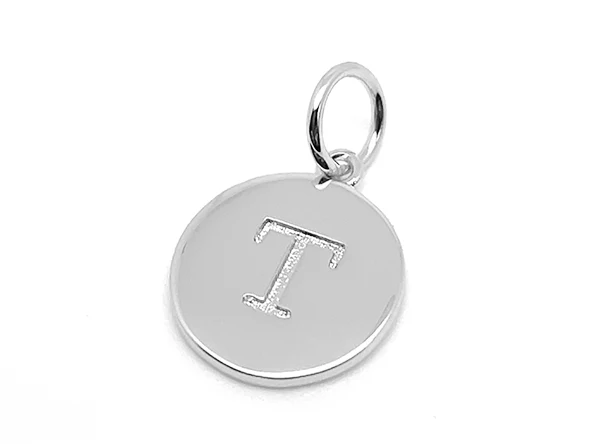 Double Sided Round Initial Charm - Image 53