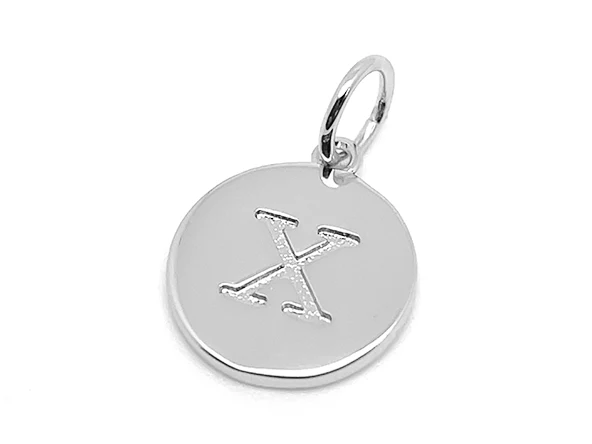 Double Sided Round Initial Charm - Image 57