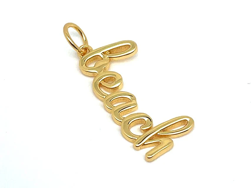 Elegant Beach Word Pendant - Image 7