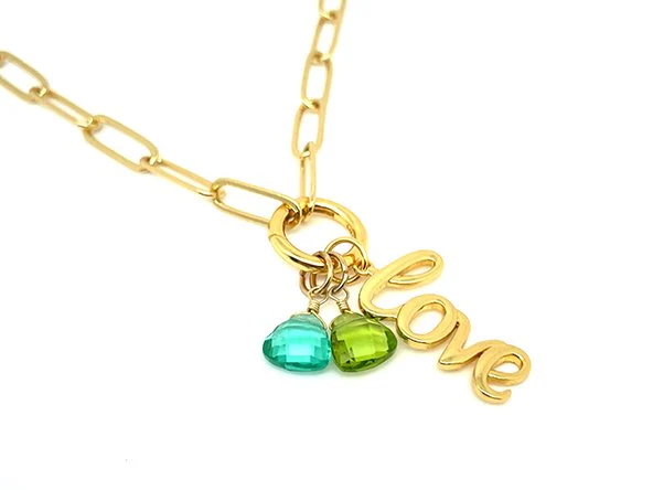 Elegant Love Word Pendant - Image 5