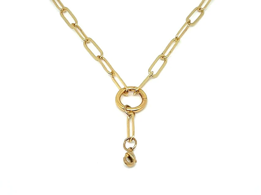 Elegant Paperclip Chain with Extender - Image 6