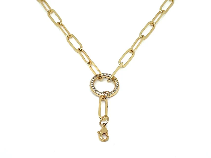 Elegant Paperclip Chain with Extender - Image 7