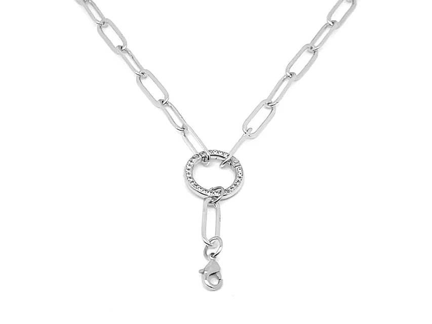 Elegant Paperclip Chain with Extender - Image 8