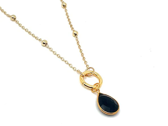 Eye Catching Teardrop | Natural Black Onyx - Image 4