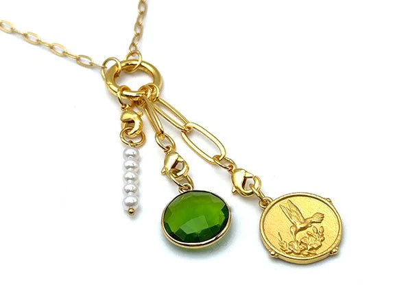 Graceful Hummingbird Pendant - Image 3