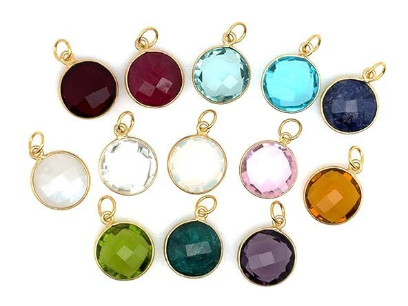 Key Hammered Heart Birthstone Set | The Perfect Gift - Image 6