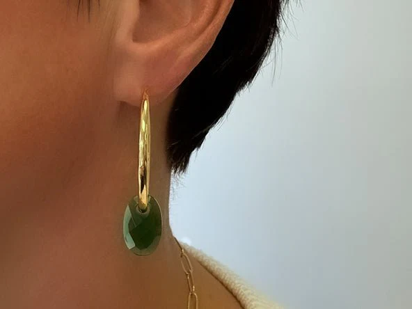 Large Hoop Earrings - Image 6