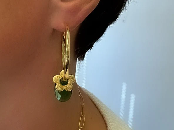 Large Hoop Earrings - Image 7