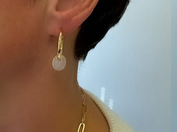 Medium Hoop Earrings - Image 3