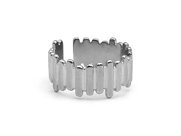 Ridge Band Ring - Image 5