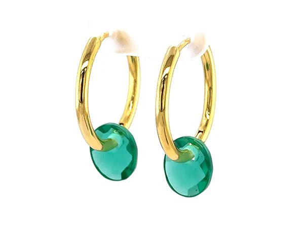 Small Colorful Teardrop Earring Charms - Image 6