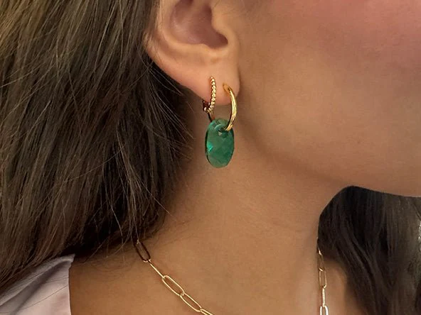 Small Hoop Earrings - Image 4