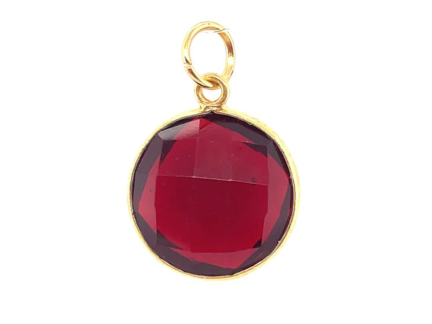 Sparkling Round Birthstone Pendants - Image 5