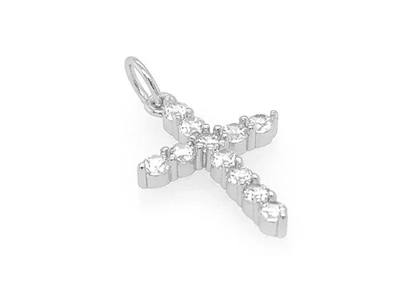 Small Sparkling Cross Pendant - Image 6