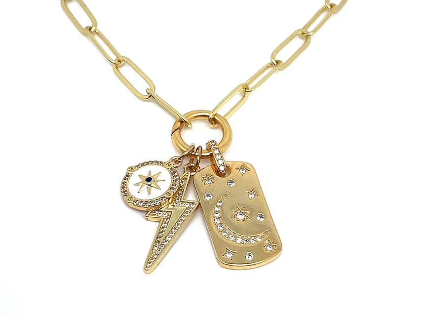 Sparkling Moon Pendant - Image 4