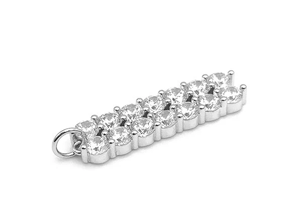 Sparkling Rectangle Pendant - Image 7