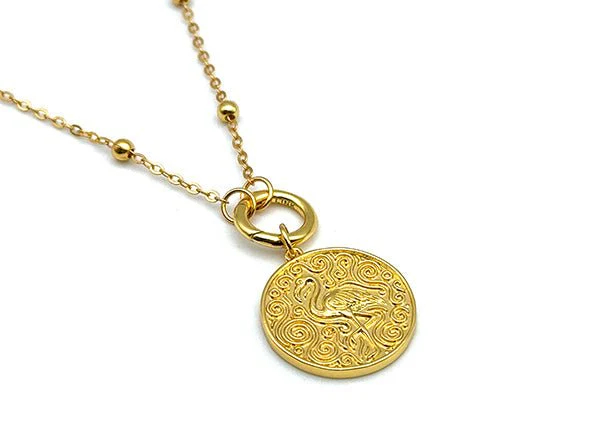 Swirling Flamingo Pendant - Image 4