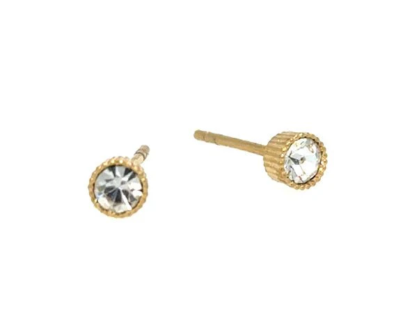 Tiny Sparkle Stud Earrings