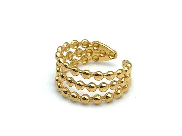 Triple Layer Bead Ring - Image 4