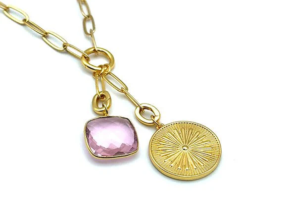Two-Sided Dazzling Sunray Pendant - Image 5