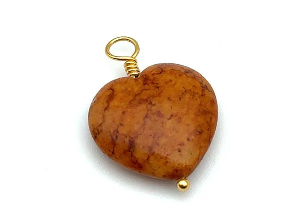 Vintage | Quartzite Heart Pendant - Image 7