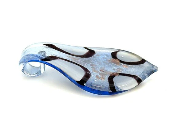 Vintage | XL Glass Teardrop Pendant - Image 6